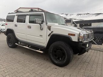 🇺🇸-Hummer H2 6.0 V8 VORTEC-WHITE-CHOME-FUNKCNI STAV-🇺🇸
