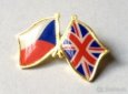Odznak Státní vlajky přátelství – ČR+UK – ČESKO ANGLIE
