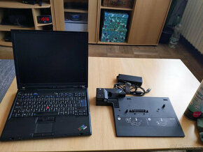 ThinkPad T60 s dockem Plně funkční, krásný stav - 1