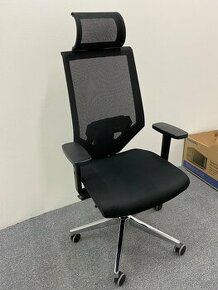 Kancelářská židle - ergonomická s podhlavníkem