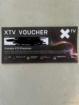 Voucher XTV premium na 1 měsíc zdarma
