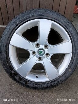 Prodám kompletní ALU kola R17 5x112