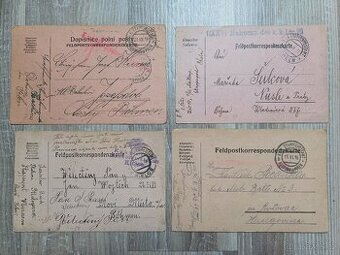 Zajímavé feldpostky,polní pošta - 1