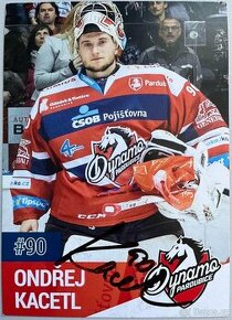 Autogram Ondřeje Kacetla