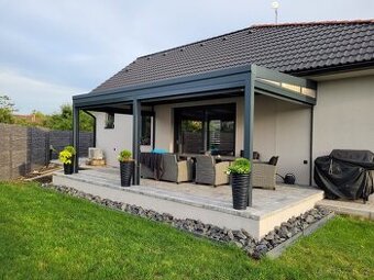 Hliníková pergola, zimní zahrada - Výroba a montáž - 1