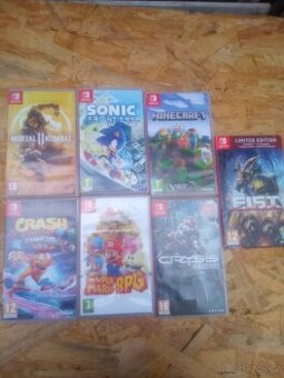 nintendo switch hry minecraft mortal f.i.s.t mario crysis