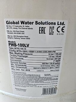 Tlaková nádoba Global Water Solution 100L - 1