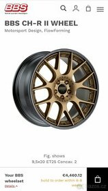 BBS CH-R II Motorsport limited edition Bronze 9,5x20 ET25