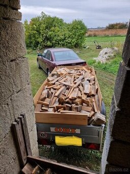 Palivové dřevo z palet, cena za 1prms - 350Kč