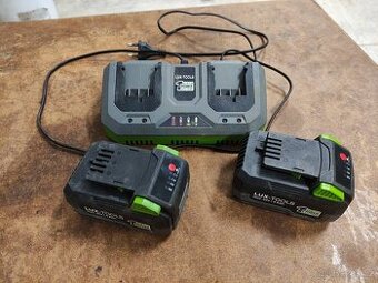 LUX-TOOLS aku baterie a nabijecka