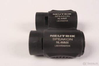 2x Speakon spojka Neutrik NL4MMX