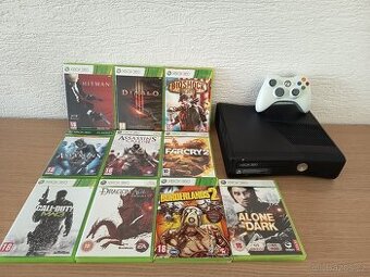 Xbox 360 + 10 Her - Top stav - 1