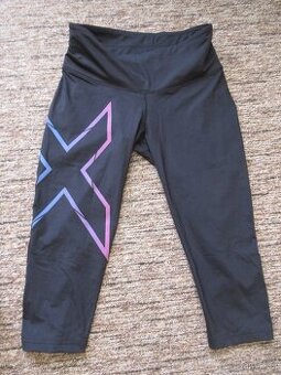 Sportovní kalhoty-legíny zkrácené, vel. S.