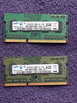 Notebookové paměti DDR2 a DDR3 – různé typy