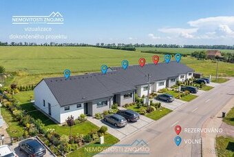 Prodej nadstandardní novostavby domu 3+kk, s terasou a zahra