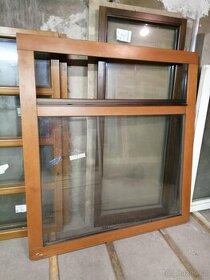Prodám dřevěné fixní okno ditherm  bezpečnostní sklo