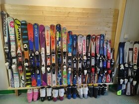Dětské lyže a lyžáky DOPRODEJ, délky od 80cm-140cm