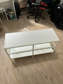 IKEA VITTSJÖ TV stojan/stůl bílý