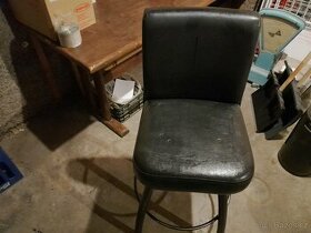 Barová židle - černá