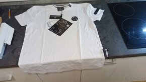 Tričko Philipp Plein XL Bílé.
