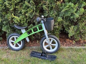 First Bike + lyže
