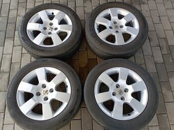 Alu kola 4x108R16 orig.Peugeot 5008 + letní pneumatiky