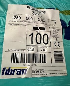 Tepelná izolace Fibran XPS 300 L 100 mm(3 m2/bal.)