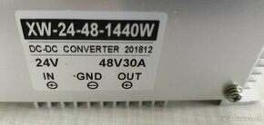 DC - DC konvertor XW-24-48-1440W - 1