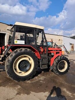 Zetor 7745, mulčovač Zanon, radlice na sníh