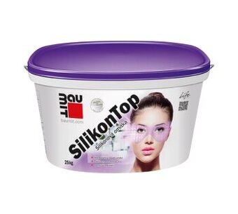 Baumit SilikonTop škrábaná 1,5 mm 25 kg Bílá
