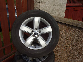 VW Tiguan (Kodiaq,Taracco) - zánovní letní alu Corvara 17"