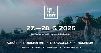 Prodám 2x VIP lístek na FM CITY FEST 2025 – Rezervováno