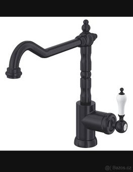 IKEA Kuchyňská mísicí baterie, kartáčovaný černý kov GLITTRA