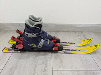 Dětské sjezdové lyže Head 80 cm a boty Salomon 21