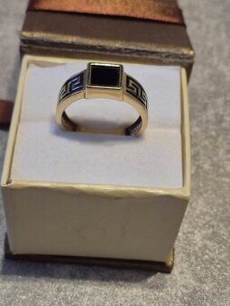 Pánský prsten zlatý 585 14k