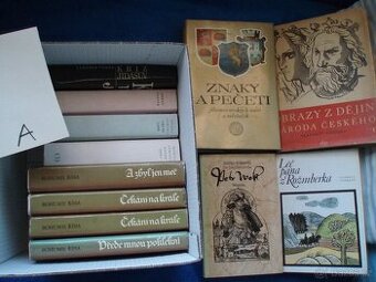 staré knihy-Jirásek, Němcová, Říha, Vančura