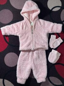Růžový zimní set pro miminko vel. 62. - SLEVA