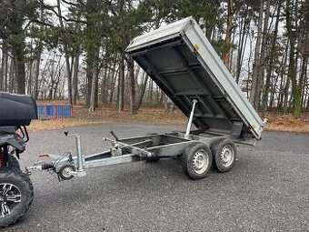 Bržděný sklopný přívěs Humbaur, 2400 kg, 150x270cm, nová stk