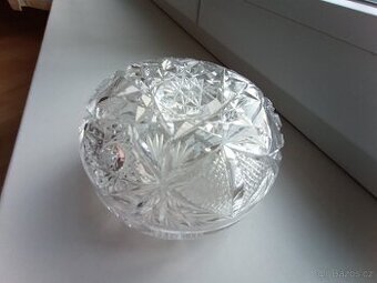 Dóza broušený křišťál Bohemia Crystal