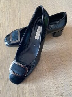 Boty černé Gabor lakovky, vel.7