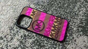 Kryt Michael Kors na iPhone 14 PRO MAX - růžovočerný