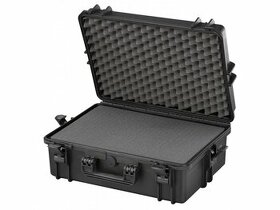 Nárazu, vodě, prachu odolný kufr MAX505 - černý s pěnou - 1
