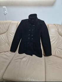 Zimní kabát černý dámský - 1