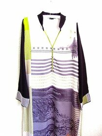 Kimono - asijské minimalistické šaty, v. XS/S - 34/36