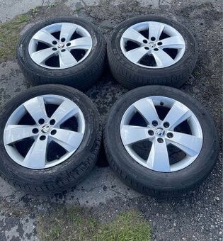 ALU Škoda Rapid, Fabia - 15" Mato + letní 185/60 R15
