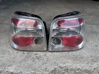 Zadní světla VW GOLF 4 chrom