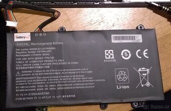 HP SGO3XL baterie do notebooku