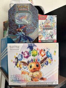 Pokemon TCG set prismatic etb + booster pack + paldea tin