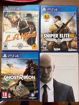 Sniper elite 3, l a noire, tom clancys ghost recon, hitman 1 - 1