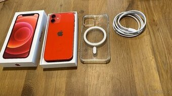 iPhone 12mini 64GB červený, top stav